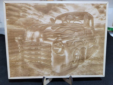 HOT ROD glowforge laser file 3DWave